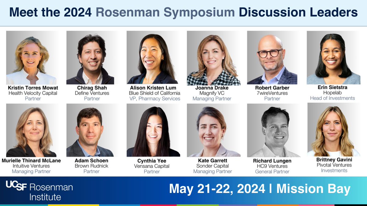 We're excited to share that @RobertAGarber, Partner at 7wireVentures, will be one of the 2024 #RosenmanSymposium Discussion Leaders at @RosenmanInst's 8th Annual Rosenman Symposium on May 21-22. Looking forward to the solutions and partnerships ahead!