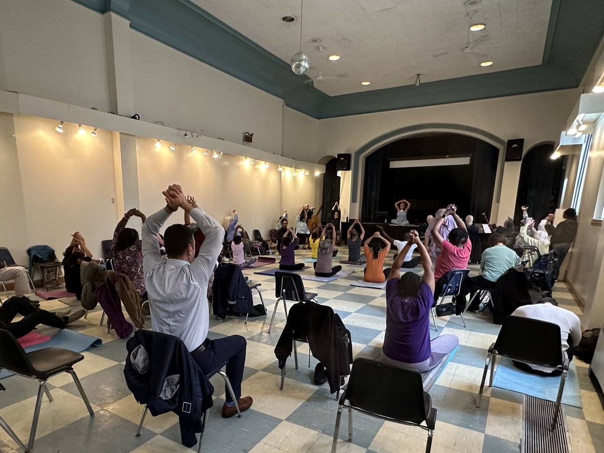 Chamber music + yoga= best afternoon ever Arts are critical for our health and quality of life. That’s why the @nyccouncil is fighting so hard in this year’s budget to fund these programs Thank you @BxArtsEnsemble for hosting this wonderful event!