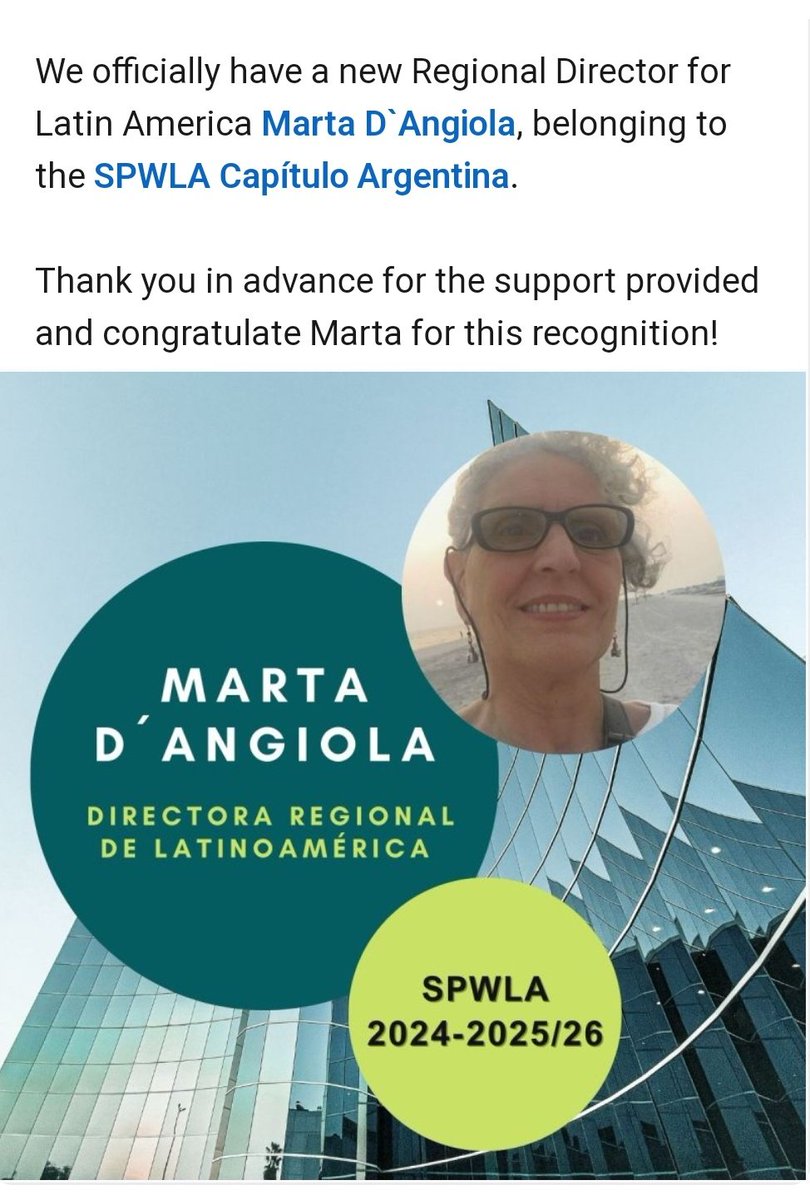 Felicitaciones Marta D'Angiola! 👏 👏👏