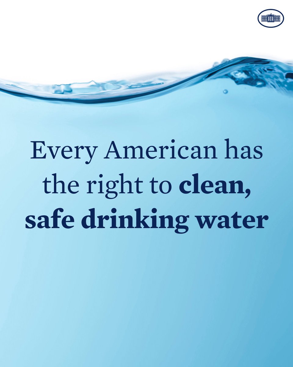 Our Administration is announcing the first-ever national drinking water standard for PFAS – building on our commitment to deliver clean water for all. This action will protect 100 million people from PFAS exposure, prevent tens of thousands of serious illnesses, and save lives.
