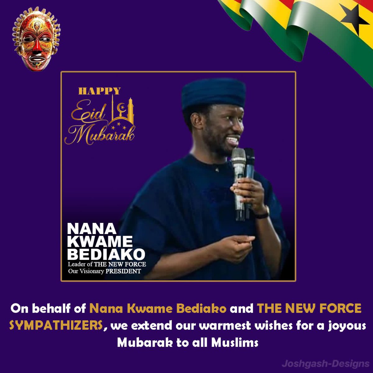 Happy Eid-Mubarak. Tag your Muslim brothers and sisters let’s wish them. @Muslim #NKBForPresident #TheNewForce