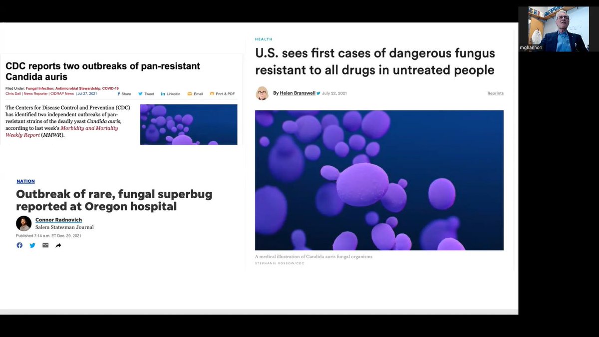 We're learning more about the emerging threat of Candida auris during Dr. Mahmoud A. Ghannoum's session at the Sepsis Alliance AMR Conference. Visit AMRConference.org to join the discussion about this multidrug-resistant fungal pathogen. #AMR #AntimicrobialResistance