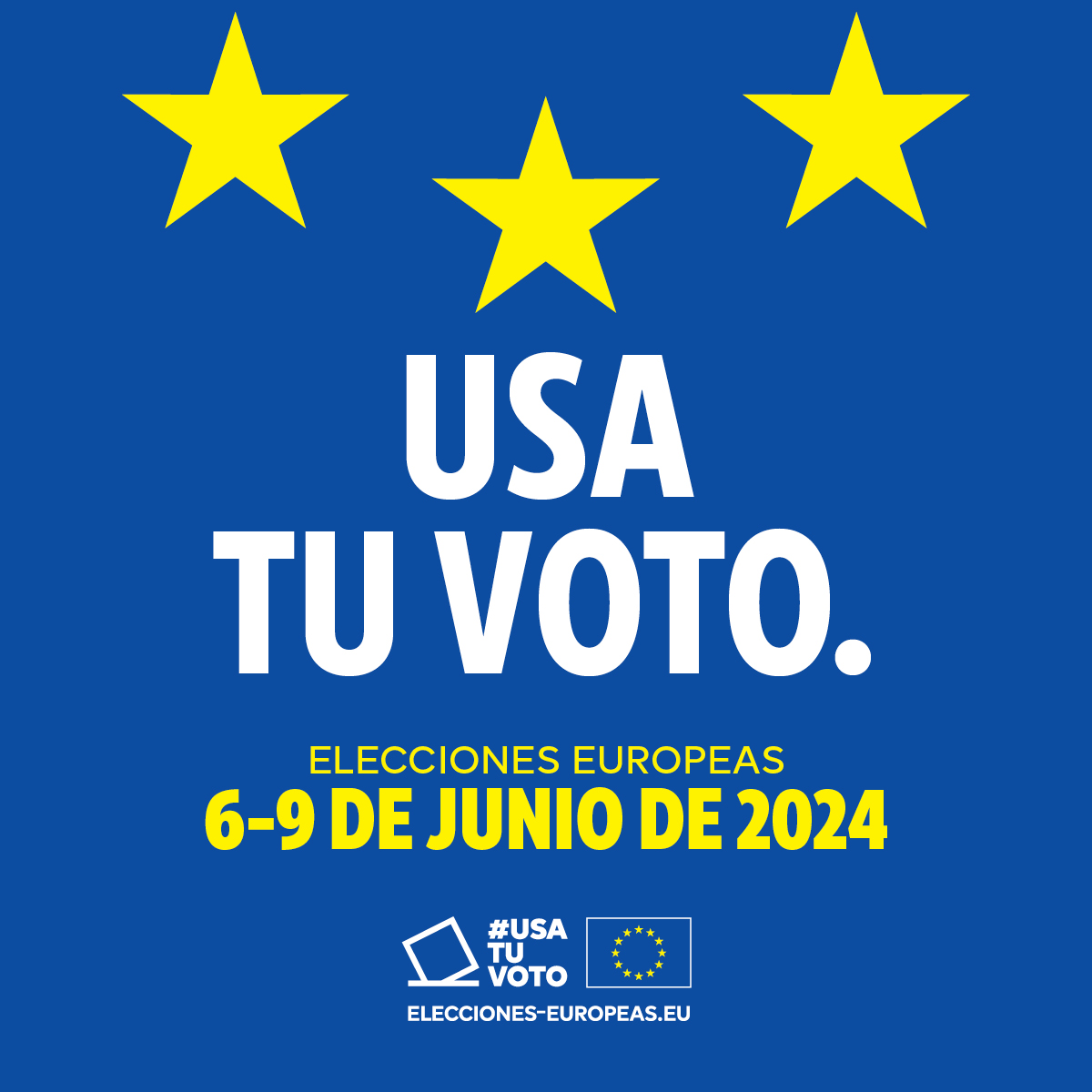 🗳️¡Las #EleccionesEuropeas cada vez están más cerca! Será un momento único en el que se decidirá colectivamente sobre el futuro de la #UniónEuropea 🇪🇺 📢Ciudadano europeo ¡Prepárate! #UsaTuVoto ¡Porque Europa somos todos, no importa donde vivamos! #EUelections2024 #UseYourVote