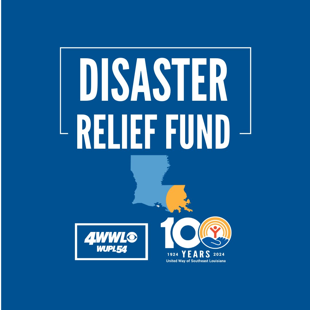 Our thoughts are with those impacted by the storms today. UWSELA and @WWLTV are encouraging public donations to the Disaster Relief Fund to help communities recover from the damaging storms. Click to donate and access relief resources. unitedwaysela.org/disaster