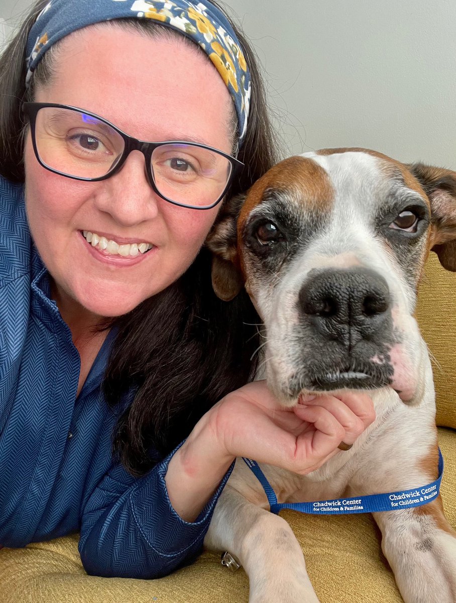 CalTrin team member @sheila_h & her office buddy Guinness #WearBlue4Kids in support of Child Abuse Prevention Month! 💙🐾

📸 Don’t forget to share your #WearBlueDay photos!

#ChildAbusePreventionMonth #CAPMonth #ChadwickCPTWearsBlue #RadyWearsBlue #CalTrinWearsBlue