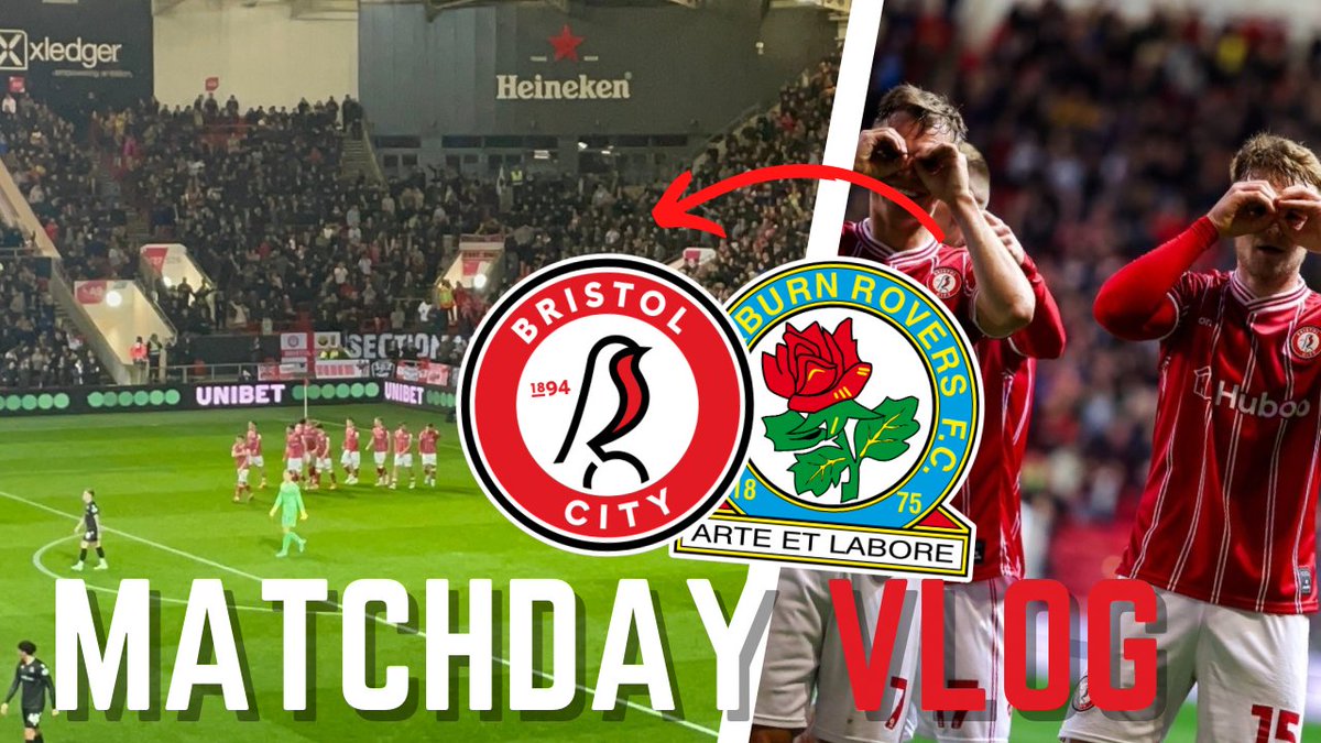 *5-STAR CITY SMASH ROVERS* | BRISTOL CITY 5-0 BLACKBURN | MATCHDAY VLOG A hopeless Blackburn side conceded 5 as City were ruthless in front of goal! 👉 youtu.be/6qbcIh9JDhg #BristolCity #Blackburn