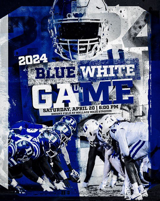 Everything you need to know for the Blue & White Game! ⬇️ goduke.com/news/2024/4/9/…