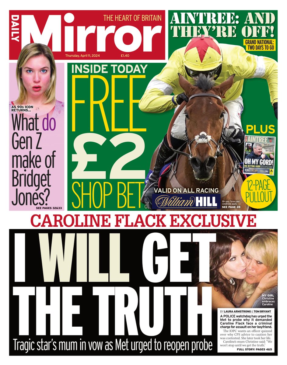 Thursday's DAILY MIRROR: I will get the truth #TomorrowsPapersToday