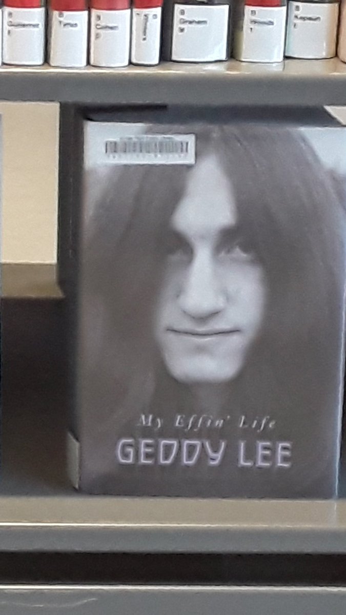 Two books seen within moments of each other as I entered the library this afternoon. 
#rush #geddylee #moderndaywarrior