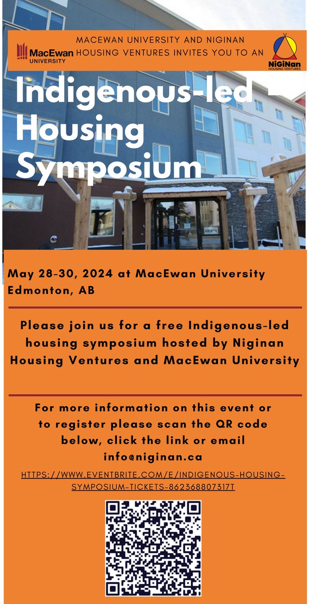 Looking forward to this great event. Please spread the word "Indigenous-led Housing Symposium" eventbrite.com/e/indigenous-h… <a href="/Eventbrite/">Eventbrite</a>