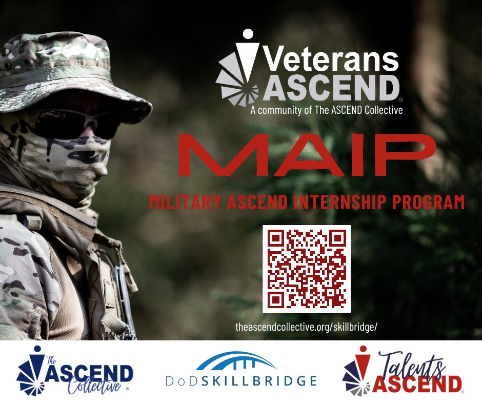 Are you ready to start looking at SkillBridge opportunities? Talents ASCEND and The ASCEND Collective might be what you're looking for. Learn more on our website.

#Transition #MilitaryService #MilitaryTransition