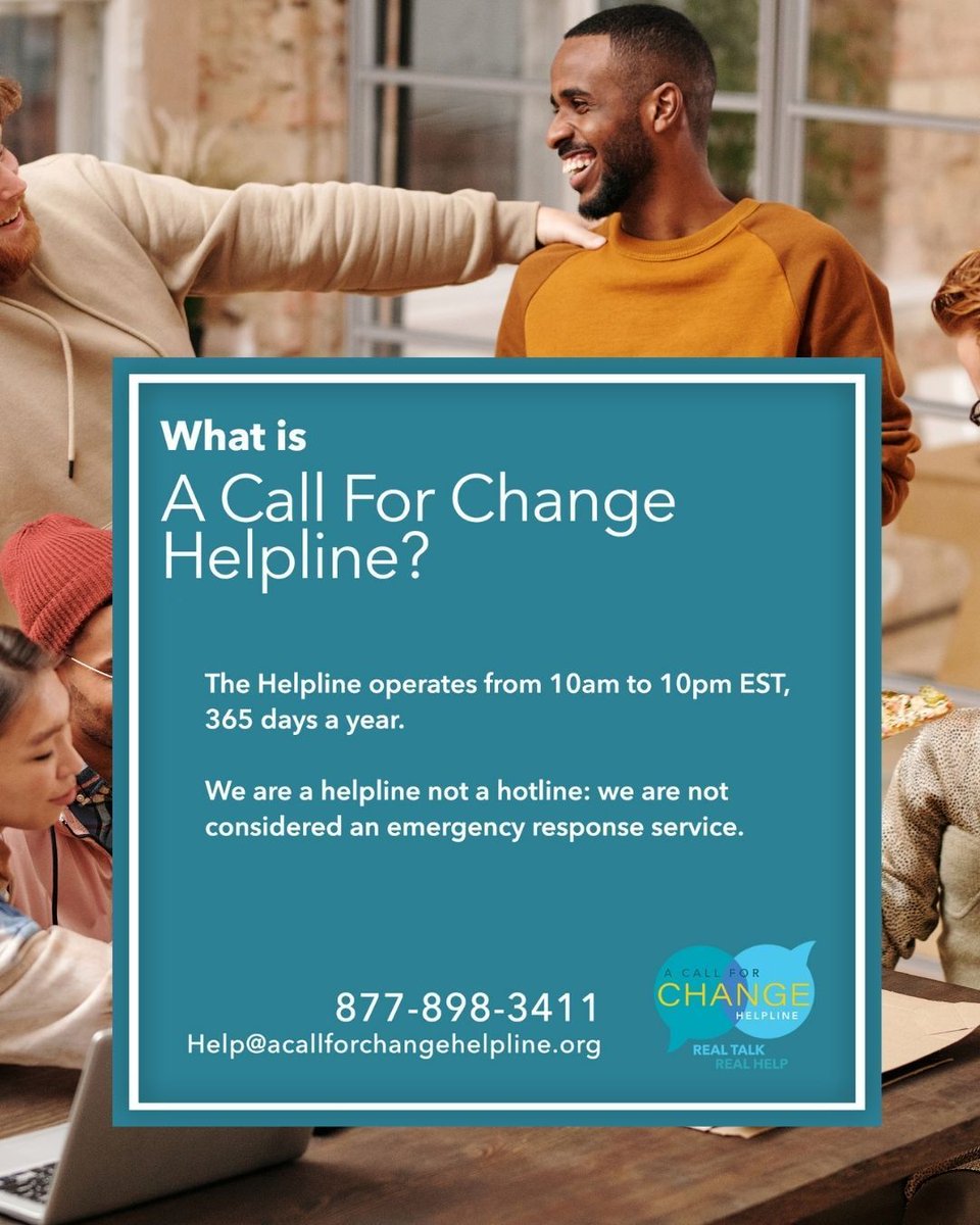 As we prepare to celebrate our third anniversary on April 15, we want to share information about the origin of the helpline with all of you!

Stay tuned for more updates as we continue our journey of promoting change and empowerment in our communities!
_
#ACallForChangeHelpline