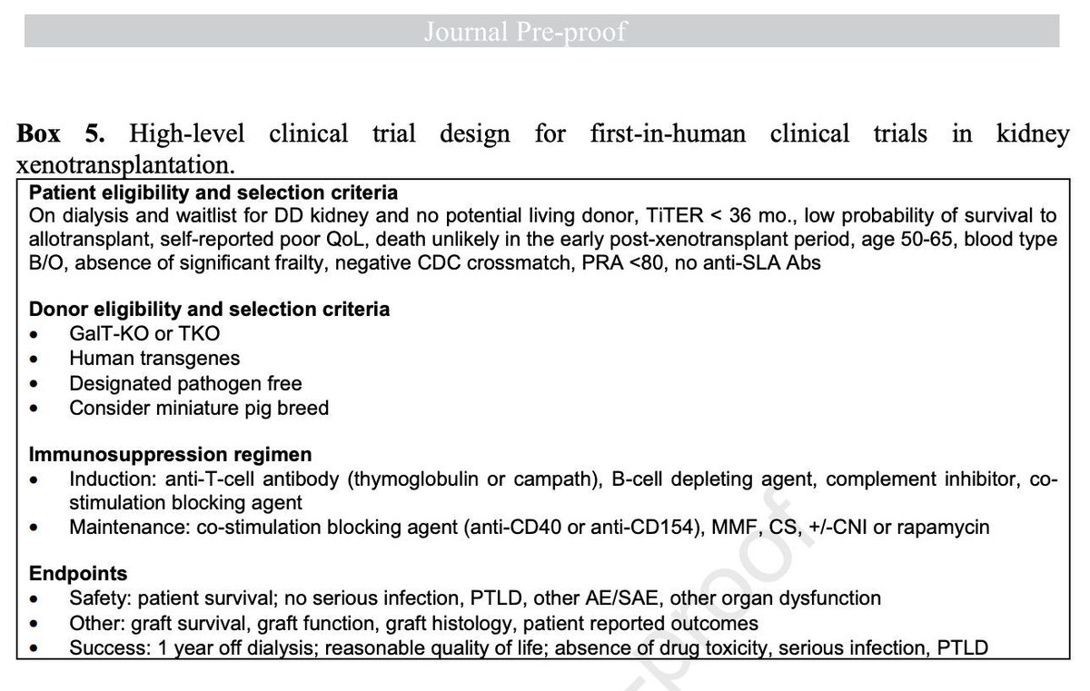 Enhancing Kidney Transplantation and the Role of Xenografts: Report of a Scientific Workshop Sponsored by the @nkf buff.ly/4aexbb1 (FREE temporarily) @EmilyBlumbergMD @NKF_NephPros