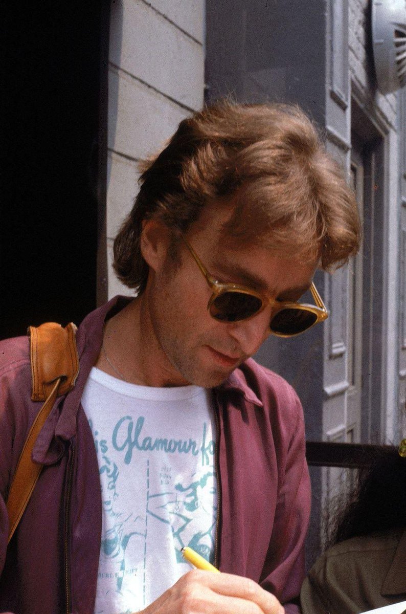 John Lennon signing autographs through the years: