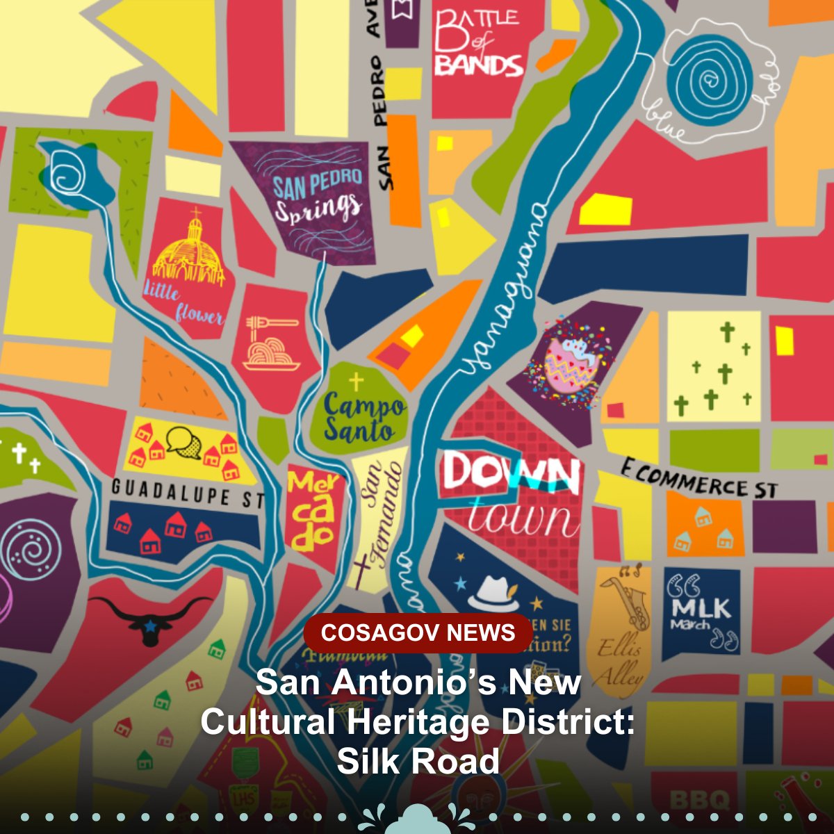 The City of San Antonio’s Office of Historic Preservation (OHP) invites the public to share stories about important places and traditions about the Silk Road Cultural Heritage District. For info on public meetings to attend: ow.ly/3oae50RcIgi