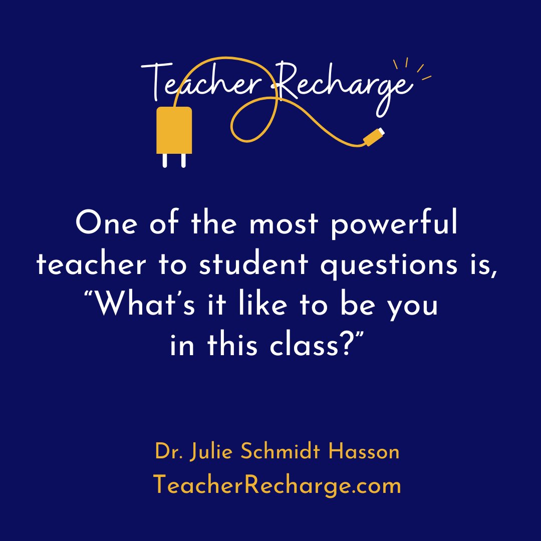 What questions do you ask to elicit the information you need to teach your students well? #teacherrecharge #teacher #k12 #teacherwellbeing #teacherlife #education