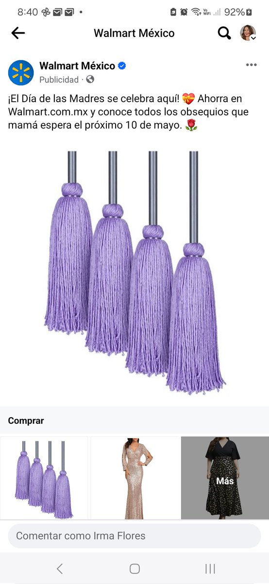 Es neta <a href="/WalmartMexico/">walmartmexico</a> ??? ¿Trapeadores son el "regalo que mamá espera"?  #MuyMal #Estereotipos =/