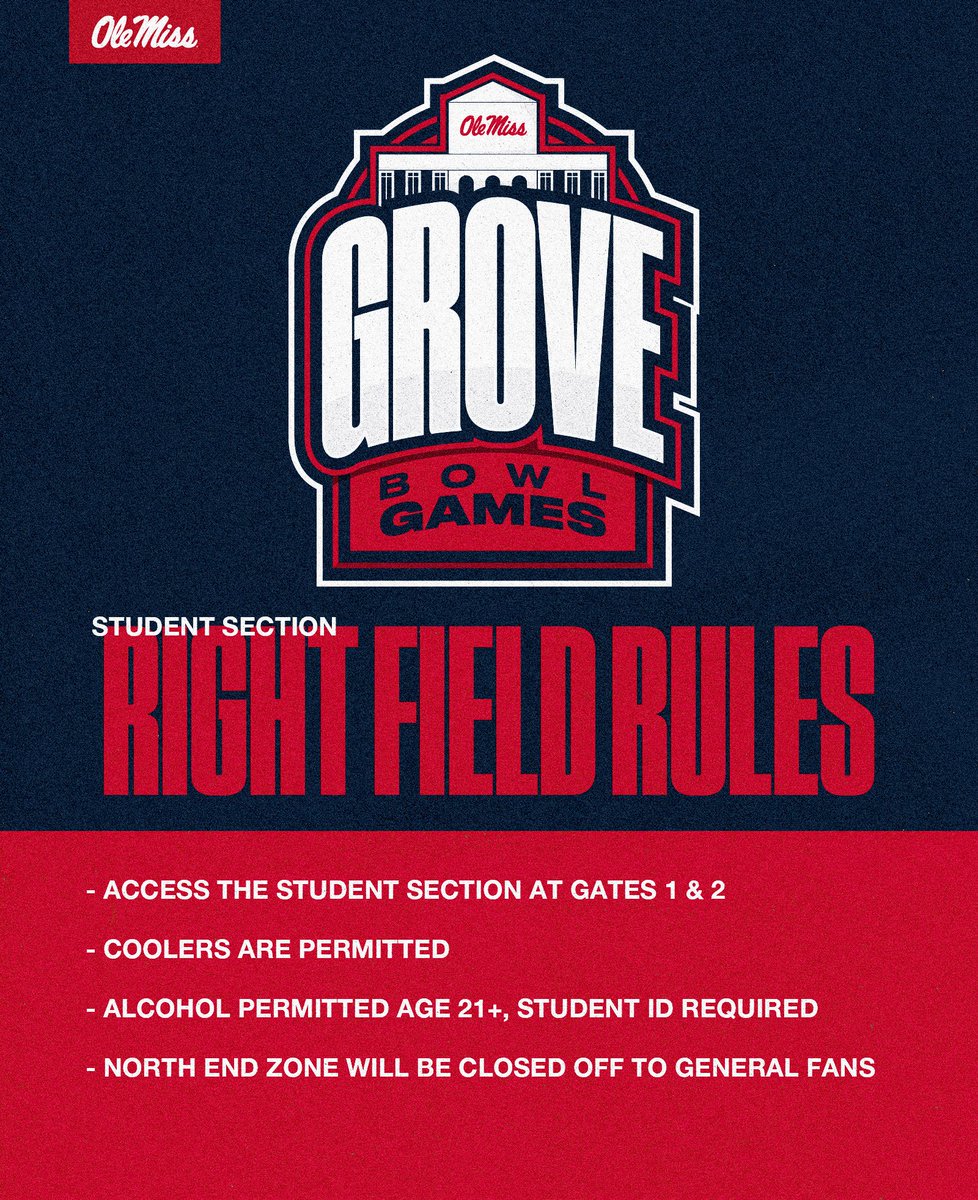 Information for Saturday's Grove Bowl Games! 📰 rebs.us/4audA6G | #HottyToddy