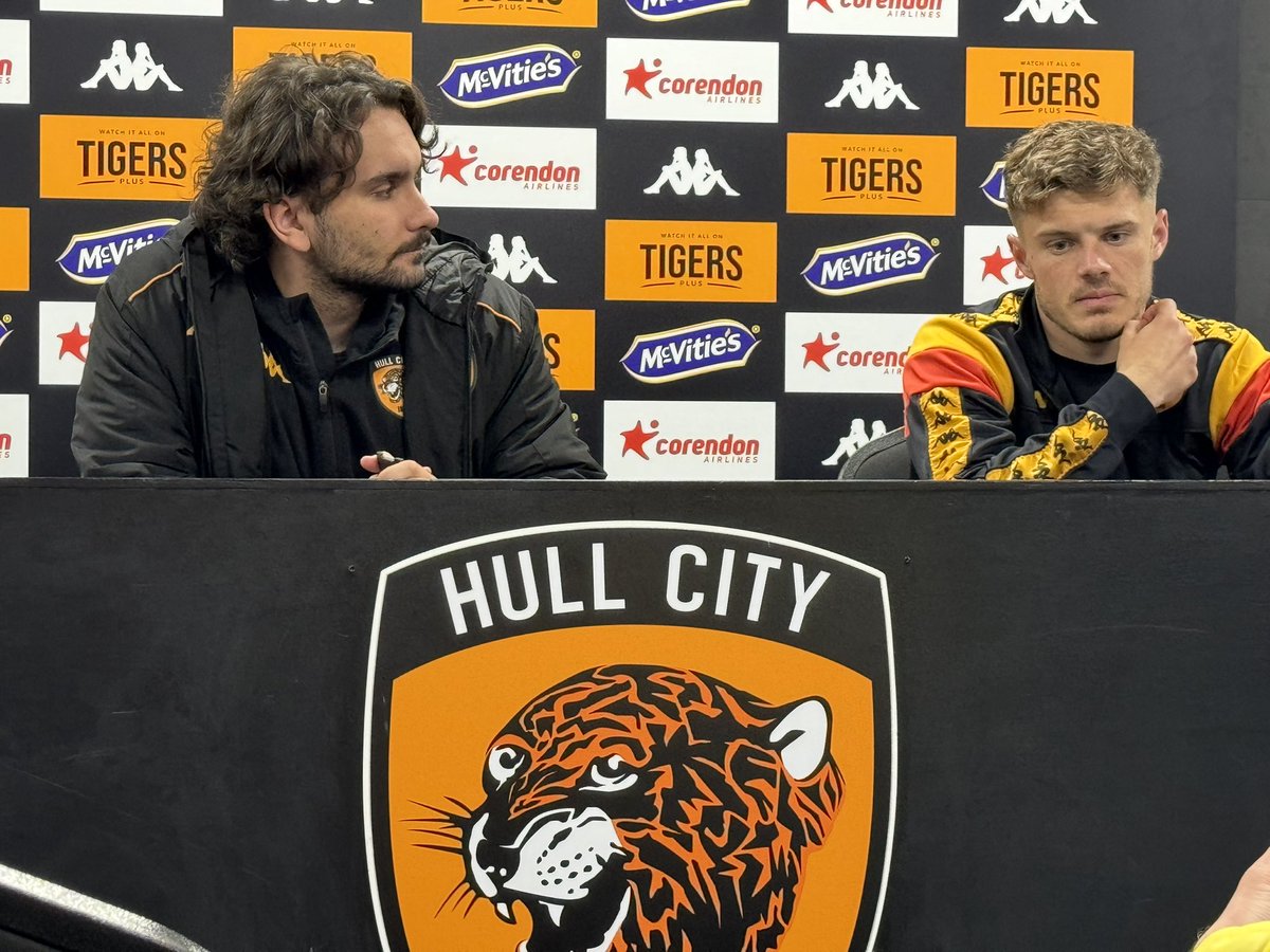 Hull City’s Regan Slater talks to the written media about his disappointment at not getting a win tonight. Says of the playoffs “it’s still there for us” #hcafc