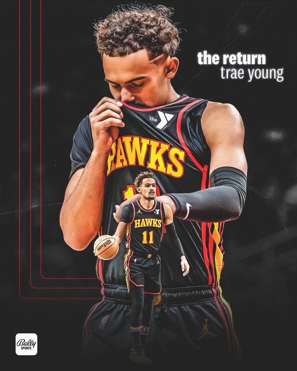 Trae Young is officially back 🥶