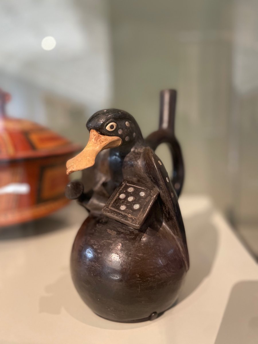 To anyone seeking a new champion after boar vessel, 600-500 BC, Etruscan: may I present to you WARRIOR DUCK