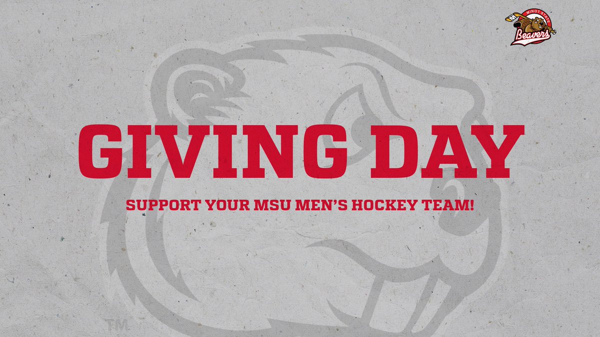 ‼️Just under 7 hours left‼️

Help us achieve our goal of $5000 with a donation today! Your generosity will go directly to our hockey program.

#BeaverHockey #BuildTheDam

give.minotstateu.edu/campaigns/mens…