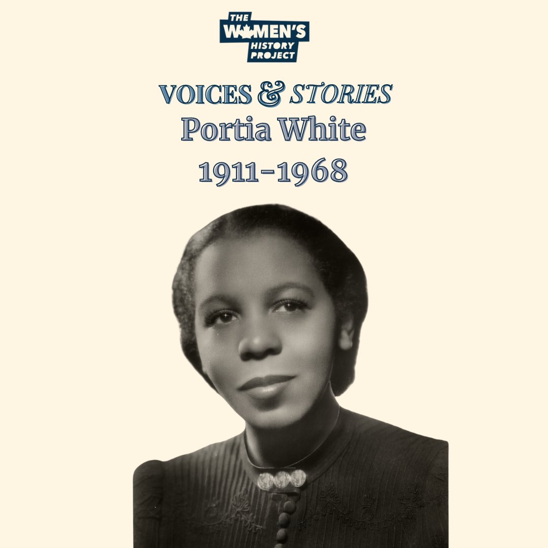 #PortiaWhite was one of the best Classical singers of the 20th Century. She was the first Canadian to play Town Hall in New York City, and the first #BlackCanadian #Opera artist to be known internationally. 
#herstory #changemakers #canadianhistory #blackhistory #WomensArt