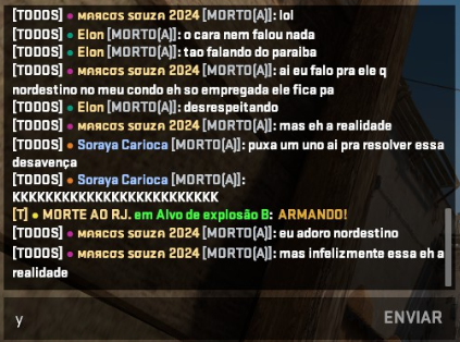 paraibahfps's tweet photo. Xenofobia é meu zovos!!! kkkk no CS eu dou HS ... 
Mais que ta ficando chato isso tá!!  

Mais HS e menos Players preconceituosos!!!  

Os caras ficaram putos com um paraibano nivel PRATA dando HS .... https://t.co/U1NN4EHgP9