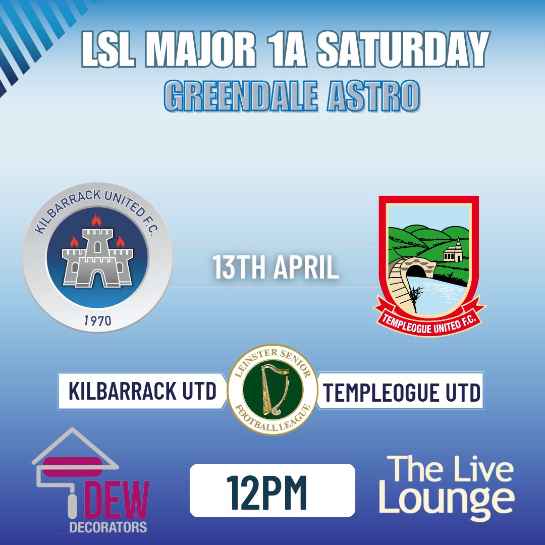 Senior fixtures for this weekend ⚽️🔥 Our senior Sunday side are at home vs @Homefarm_FC on Friday night ⚽️ The LSL Saturday Major 1A side are also at home vs @TUFC1977 on Saturday ⚽️ Goodluck lads 💙 @LSLLeague @AlQuinn2015 @hitthechannels @FinalWhistleIE #LSLlivescore
