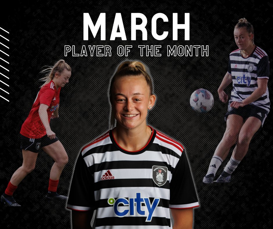 🏆 Emma Craig has been voted as The Women's Futbol Show Player of the Month for March!     

Congratulations, Emma! 🍜