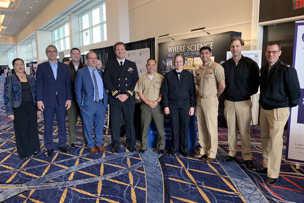 Team NPS concluded #SeaAirSpace on Wednesday with a panel on additive manufacturing moderated by NPS President Ann Rondeau and a visit to the NPS booth from Vice Adm. Kelly Aeschbach, commander of Naval Information Forces (NAVIFOR). Read more: linkedin.com/posts/nps-mont…