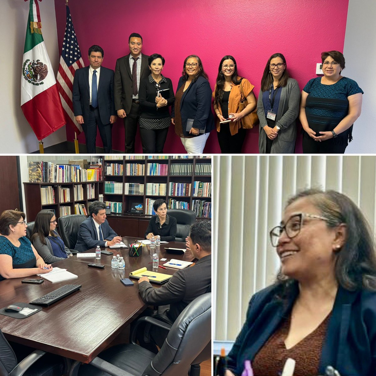 Con @sdicACLU hemos acompañado litigios estratégicos en defensa de los derechos civiles de la comunidad mexicana. La Cónsul General se reunió hoy con la Directora Ejecutiva @normachavezp para intensificar la colaboración en pro de nuestra comunidad