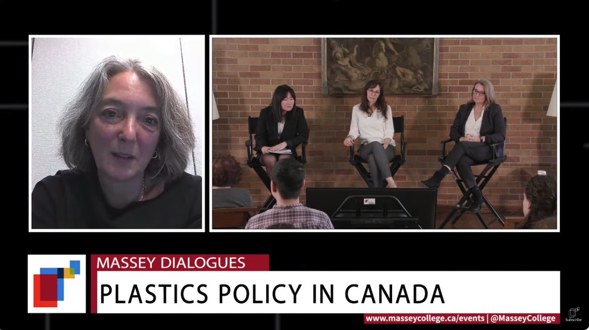 ICYMI #MasseyDialogues on #Plastic Policy in Canada, watch here: youtube.com/watch?v=3bAeXo… Thank you to MP @juliedabrusin, Jo-Anne St. Godard @CircularOnline and Dr. Chelsea Rochman @UofTTrashTeam for joining the panel and @AliceXiaZhu for moderating.
