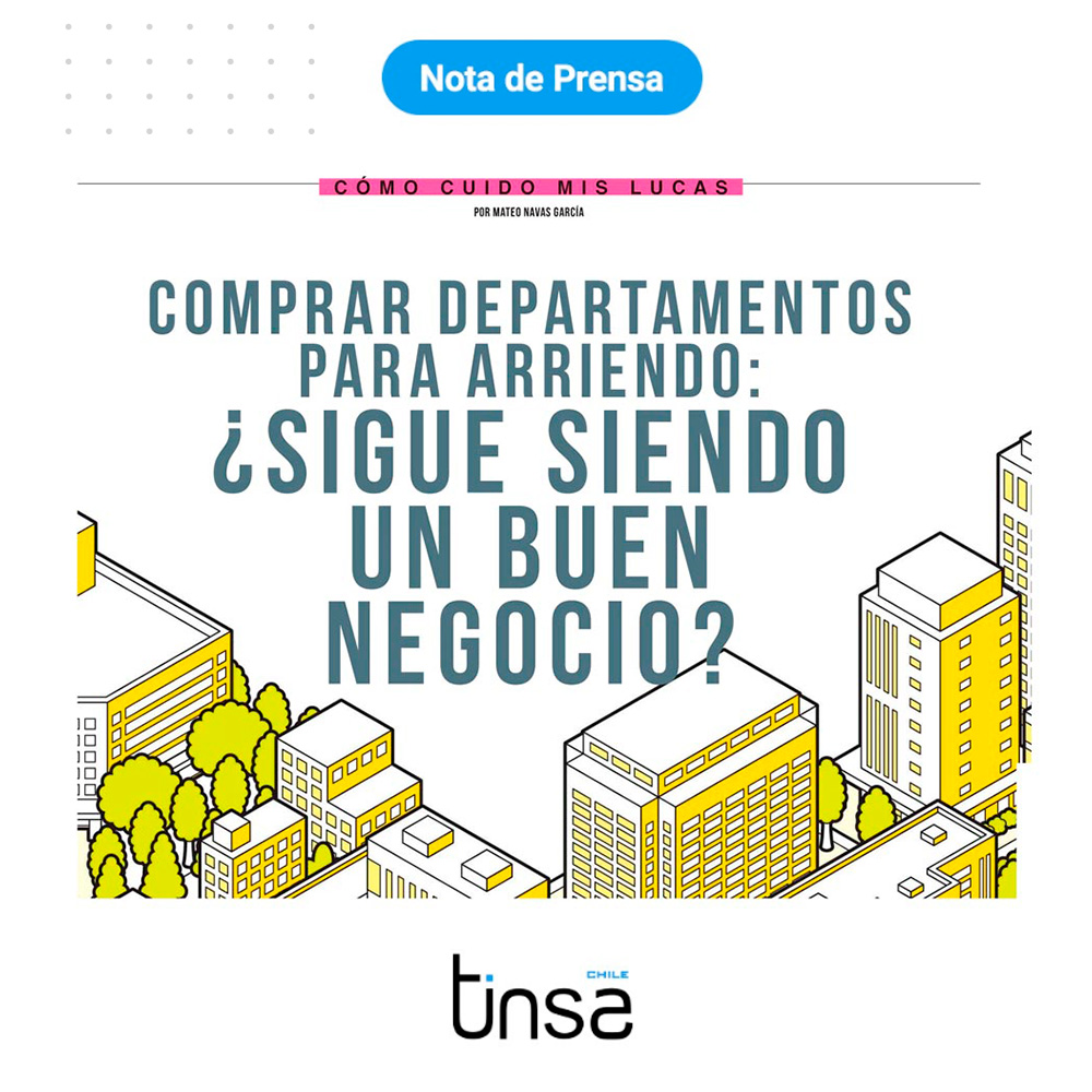 Tinsa_Chile's tweet photo. 🏠💼 ¿Sigues pensando en invertir en bienes raíces? La fórmula tradicional de comprar un pequeño departamento, arrendarlo y luego venderlo ya no es tan sencilla como solía serlo.¿Es una oportunidad o un riesgo? Lee todo aquí: https://t.co/Tq2OBpS8tR
 #InversiónInmobiliaria https://t.co/QmNQ8UTV5j