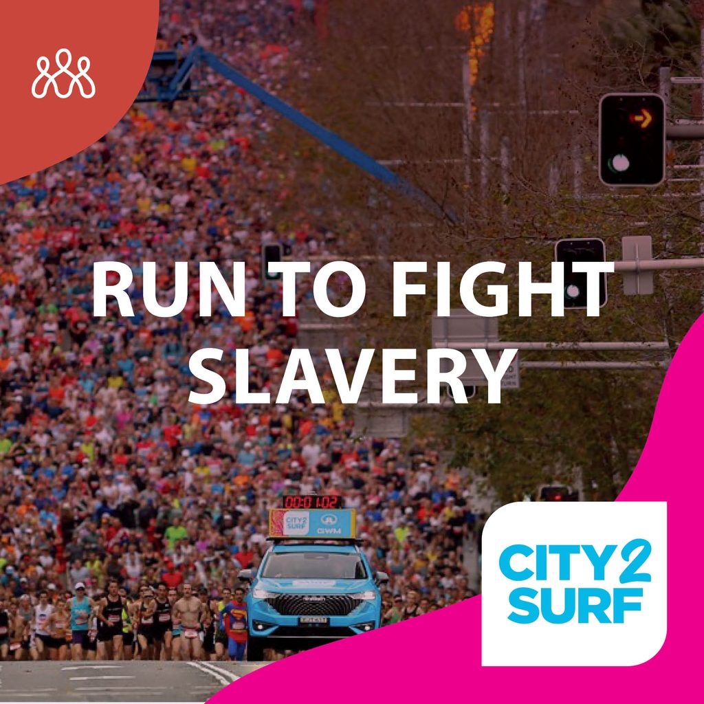 Join the Be Slavery Free team this City2Surf and run to raise funds to fight modern slavery! Register before April 16th to receive free shipping on your bib! You can register to join our team here city2surf24.grassrootz.com/be-slavery-free