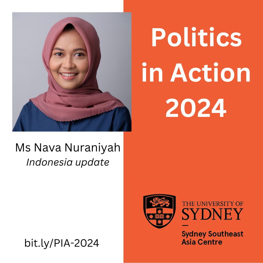 It's been a big year already in #indonesian politics. Join us next month for insightful updates on political developments in 6 SE Asian countries. Speakers will provide expert analysis, including Nava Nuraniyah, who will present the latest on 🇮🇩. 🖥️👉 bit.ly/PIA-2024