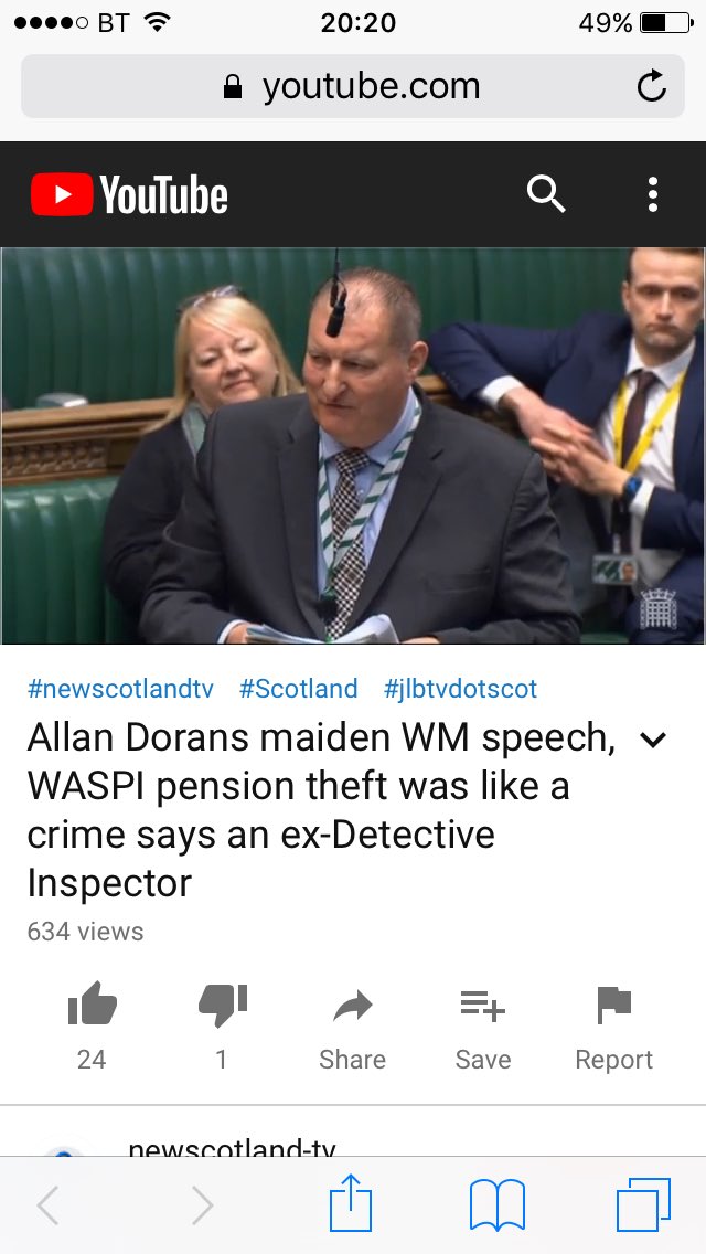 This guy knows theft when he sees it #50sWomen #1950sWomen #Extra6yrs #NoNotification even more years added brink retirement upto £50k loss for fifties women #pension #NatInsScam #CEDAW