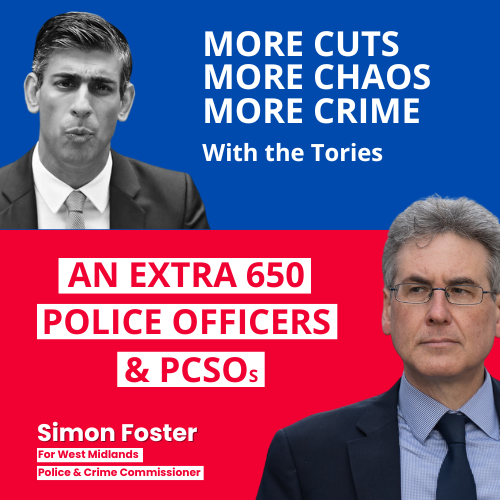 The Tory government’s reckless cuts to policing were a BIG MISTAKE! We’ve all been paying the price of their incompetence. You can’t trust the Tories with our police service. Labour will invest in rebuilding community policing to provide a reassuring and visible presence.