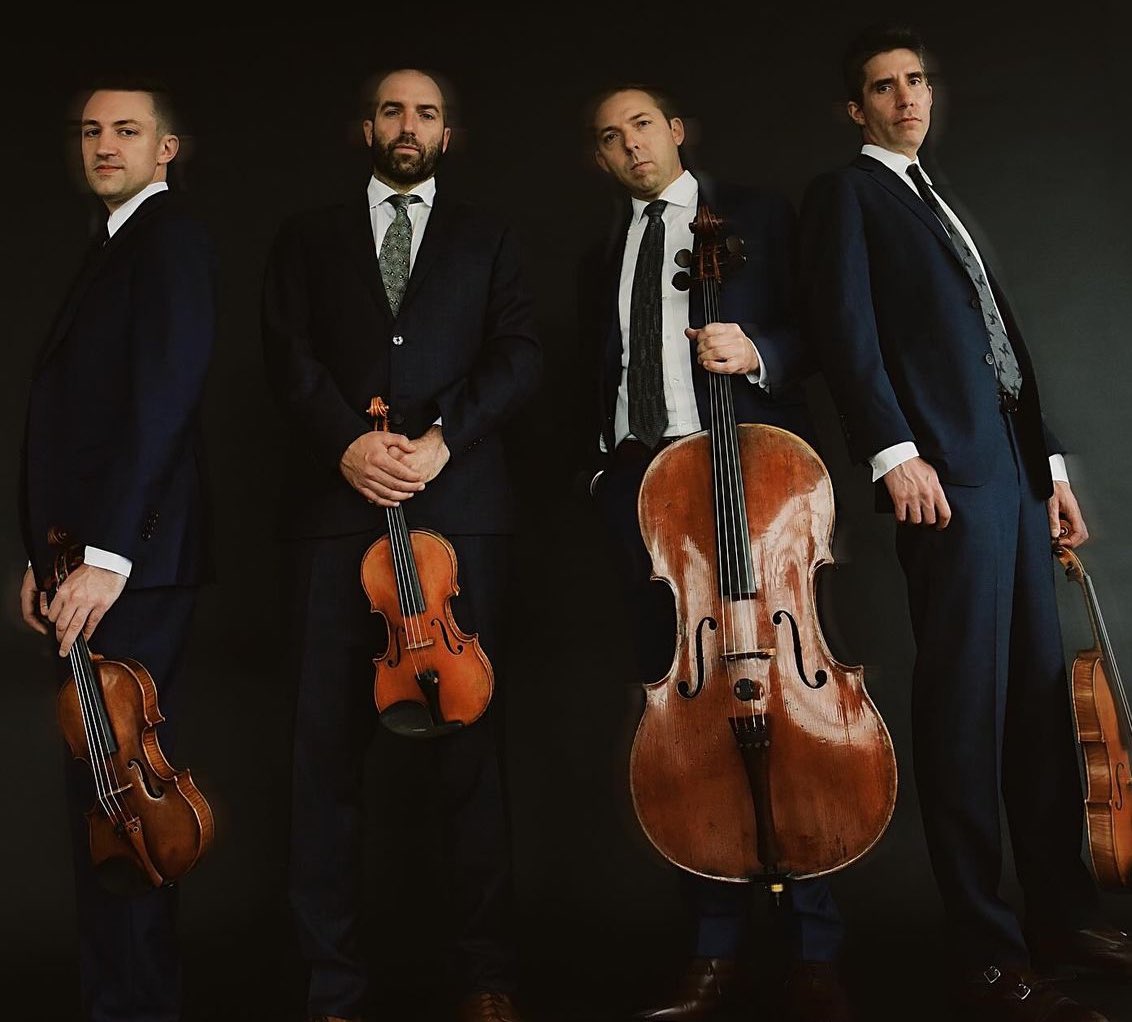 excited to re-unite w friends @escherquartet to play @phxchambermusic Aft 15 yrs performing together, we’re finally going to do photos together, guess this means we’re serious abt our collabo. #ClassicalGuitar #classicalmusic @augustinestrings @artistworksinc @henriksenamps