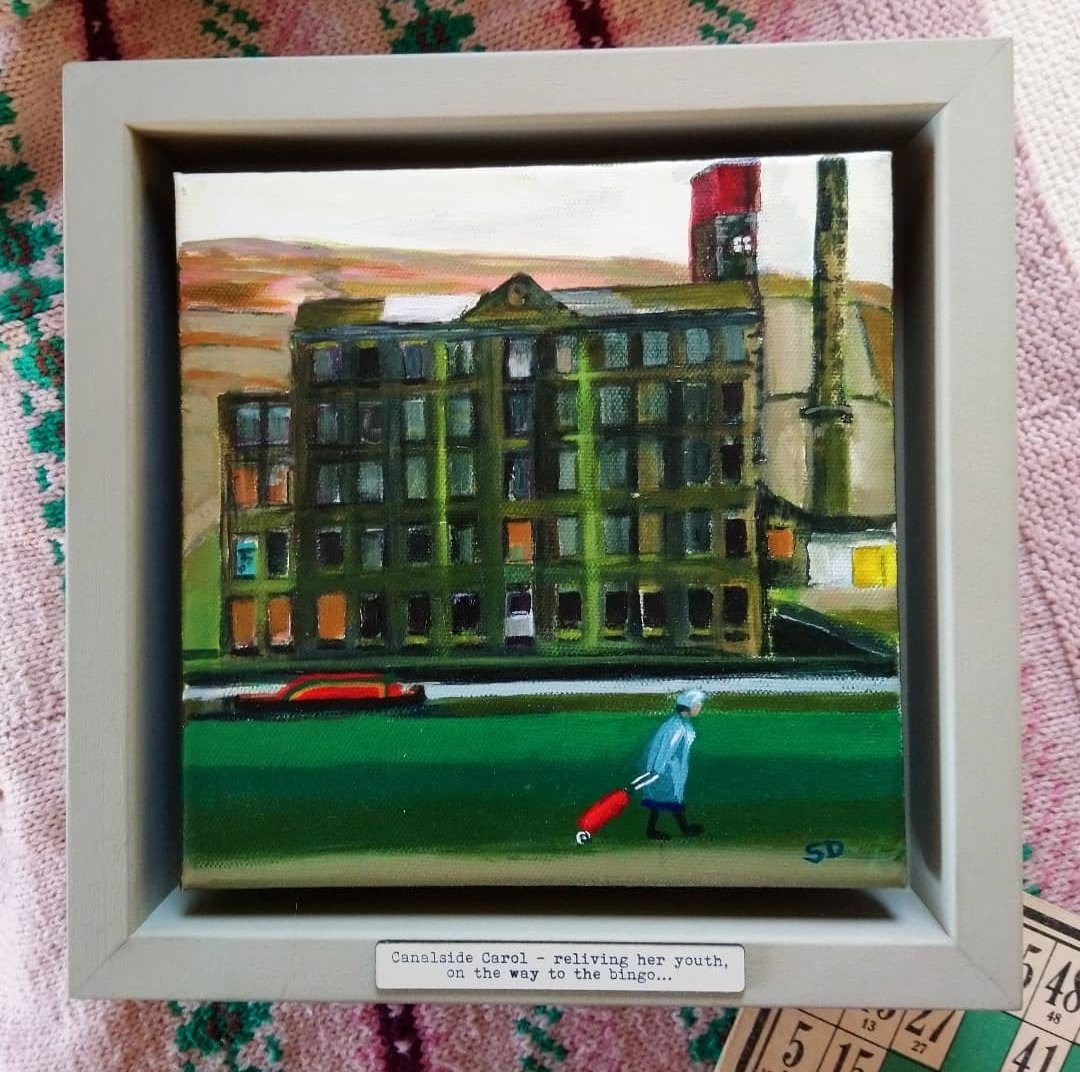 Loved this mill on the Rochdale Canal, visited it when staying at @YHAMankinholes many moons ago. Think it's swanky apartments now.
#oldergeneration #bittersweet #reminiscing #millgirl #bingo #invisiblewomen @CanalRiverTrust #rochdalecanal #Todmorden #hebdenbridge #artforsale