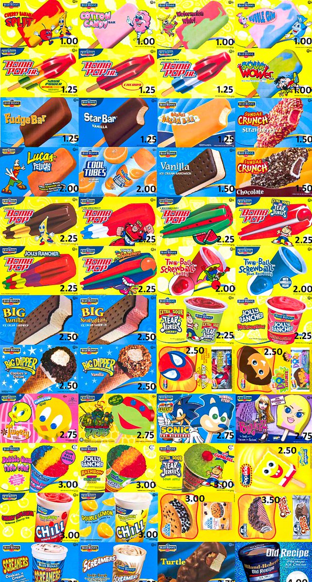 It's the 2000s and the ice cream truck just showed up in your neighborhood 🍦

What are you picking?