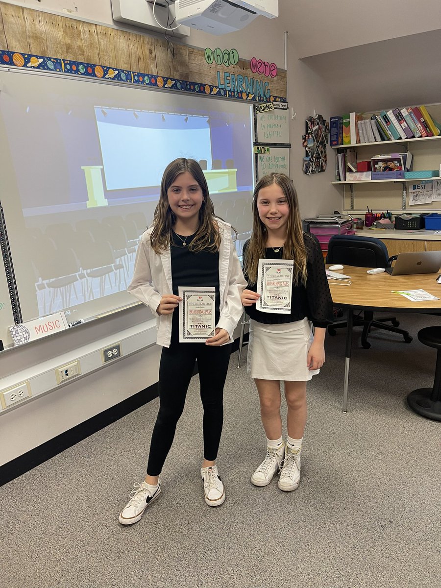 Such a fun day in 4th- Titanic debate day!