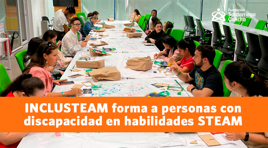 En alianza con @Ruta_N y @UniversidadCES, iniciamos en Medellín un programa piloto para capacitar a 25 jóvenes y adultos con #Discapacidad intelectual en habilidades STEAM (Ciencia, Tecnología, Ingeniería, Arte y Matemática).

Te contamos👉bit.ly/3TWfUws