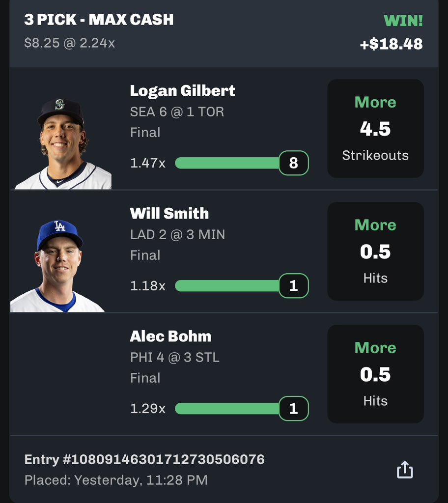 InitialPicks's tweet photo. CASH OUR EARLY GAMES 💰💰🤝 https://t.co/juOd6vIWjk