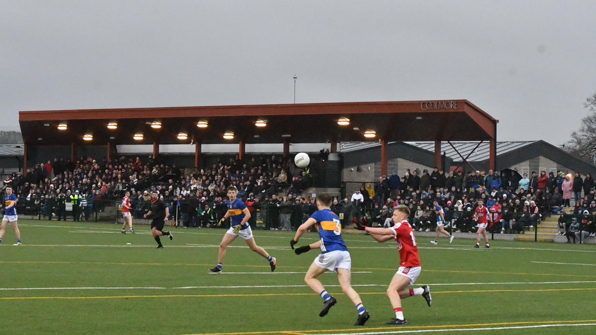 Another Wonderful night here in Fethard Town Park Played in front of over 1100 patrons @TipperaryGAA U20s gave it a right go against an excellent @OfficialCorkGAA U20 team. @MunsterGAA @PremierviewPod  @TippfootballGAA @TippFMSport @NenaghGuardian