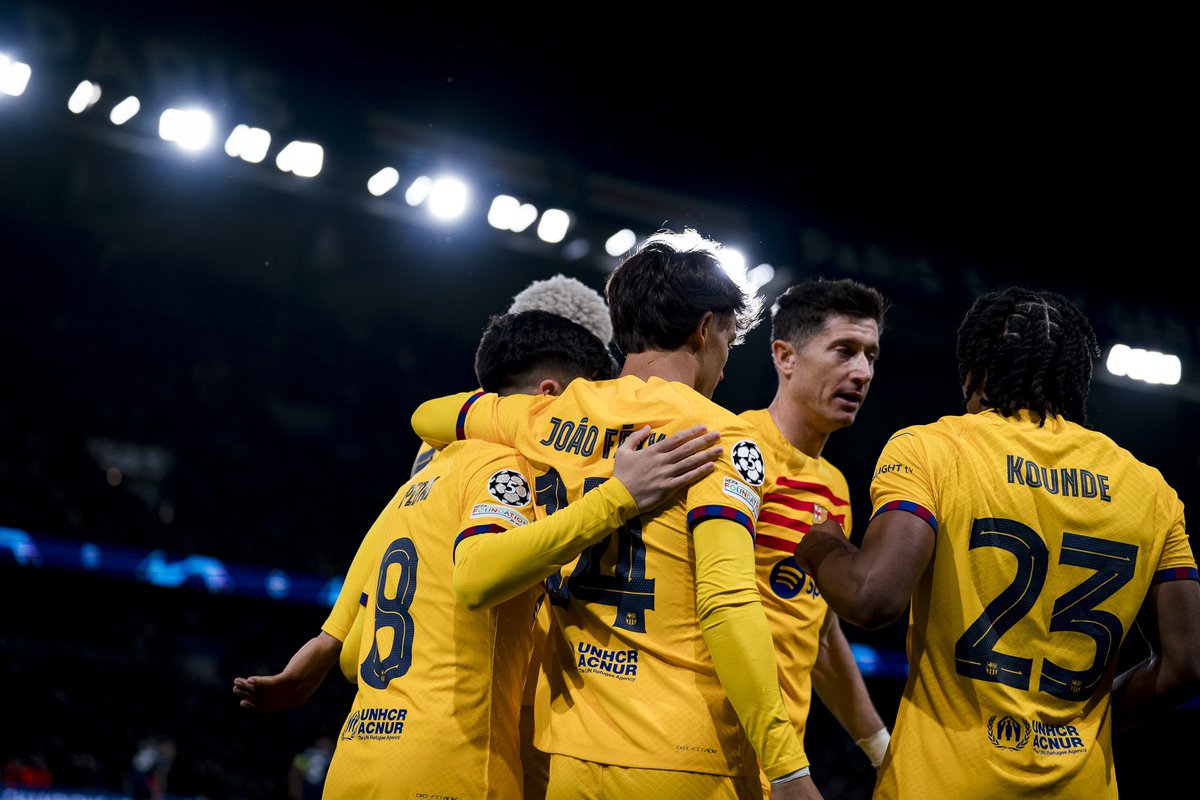 Noche mágica 💛💫 Les esperamos en Montjuïc… FORÇA BARÇA! 
#PSGBAR #ChampionsLeague