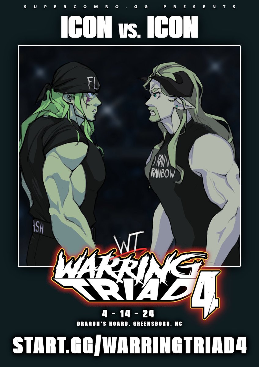 SuperComboGG's tweet image. [ WARRING TRIAD 4 ]
This Sunday at @scitheesports in Greensboro, NC!

📆 Doors open at 2PM 
🕹️ #GBVSR #GGXXACR #GGST #MBAACC #SF3 on @TheJazzyCircuit #SF6 #UNI2
🔗 Pre-register at start.gg/WARRINGTRIAD4
✨ Sponsored by @junkfoodarcades!

#WarringTriadGSO