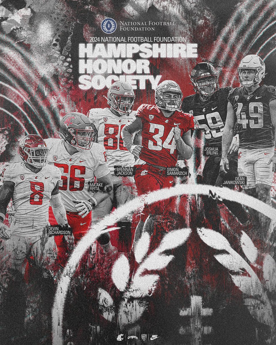 ‘24 NFF Hampshire Honor Society includes 6️⃣ COUGS Field + Classroom locked-in✅