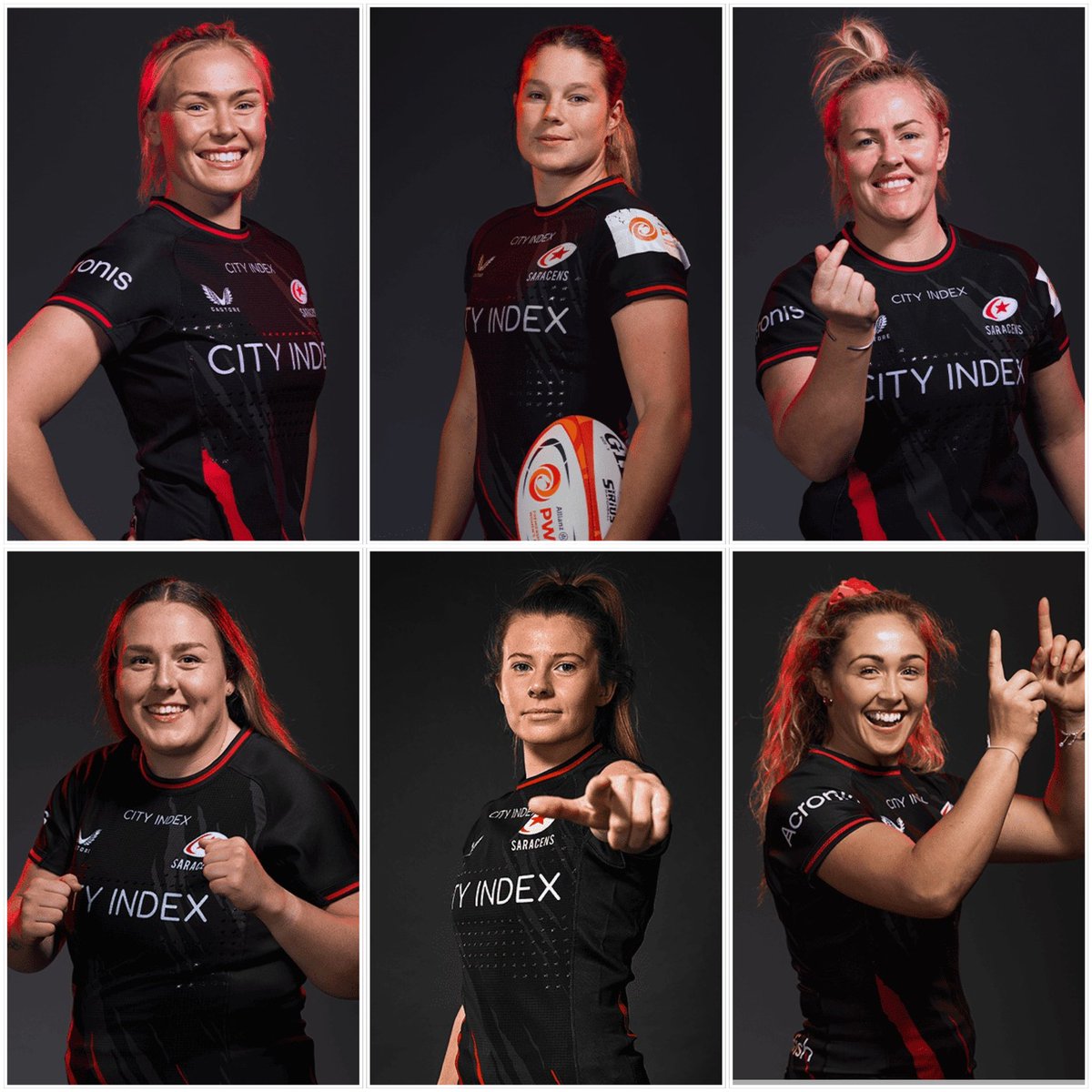 🌹 Congratulations to the super 6️⃣ @SaracensWomen playing for the #RedRoses 🆚 Scotland at a sold-out The Hive stadium on Saturday. Good luck @rosie_galligan @jessbreach @Kelsey_CLIFF0RD @MarliePacker @zoeharrison123 @sydneygregson and all the squad. #SarriesFamily ⚫️🔴