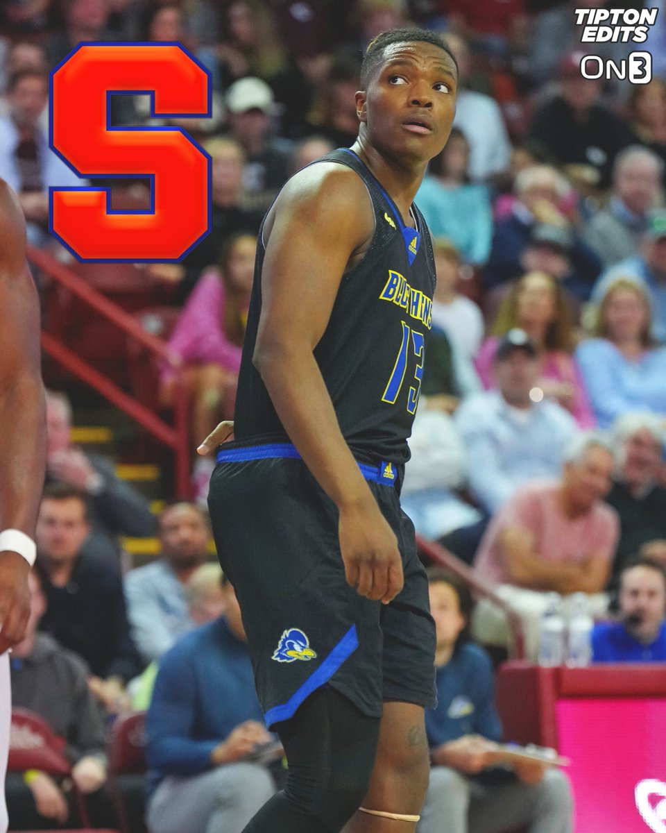 Delaware transfer forward Jyare Davis is taking an official visit to Syracuse this weekend, he tells @On3sports. The 6-7 senior averaged 17.1 points, 7.5 rebounds, and 2.4 assists per game this season. All-CAA 2nd Team. on3.com/db/jyare-davis…